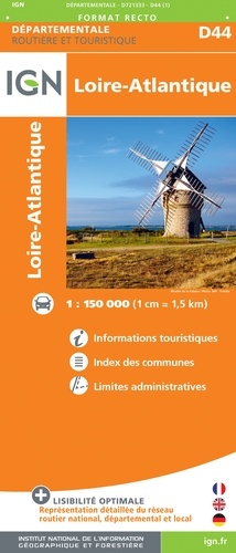 Loire-Atlantique. 1/150 000