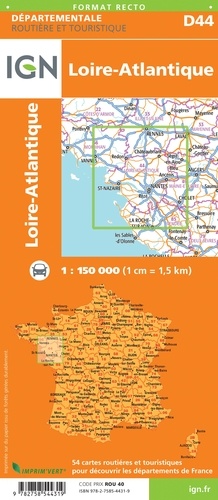 Loire-Atlantique. 1/150 000
