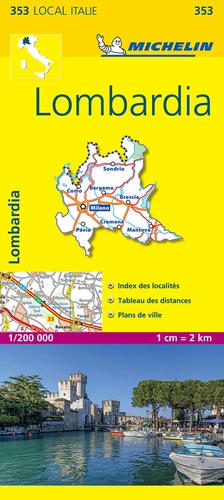  Michelin - Lombardia - 1/200 000.