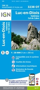  IGN - Luc-en-Diois, Valdrôme, Col de Cabre - 1/25 000.
