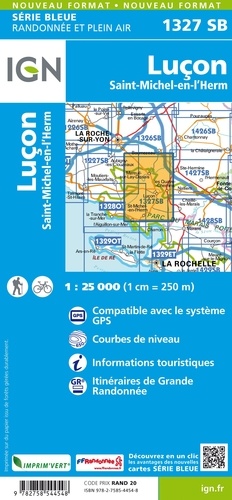 Luçon, Saint-Michel-en-l'Herm. 1/25 000