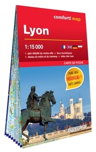  XXX - Lyon 1/15.000 (carte laminée format poche - plan de ville).
