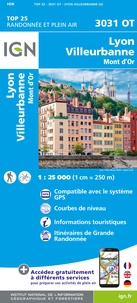  IGN - Lyon Villeurbanne Mont d'Or - 1/25 000.