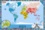 Ma carte du monde. 1 poster + 1 planche de stickers repositionnables