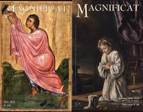 David Gabillet - Magnificat Grand format  : Pack en 2 volumes - N°376, mars 2024 ; Hors-série N°88, Semaine sainte 2024 (du 24 au 31 mars).