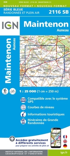 Maintenon, Auneau. 1/25 000