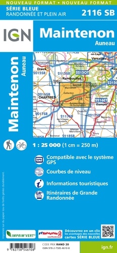 Maintenon, Auneau. 1/25 000