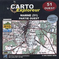 Marne (51). Partie Ouest, CD-ROM