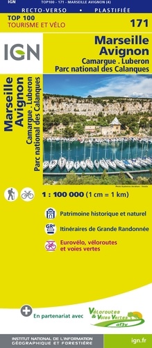 Marseille Avignon. 1/100 000