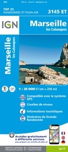  IGN - Marseille, les Calanques - 1/25 000.