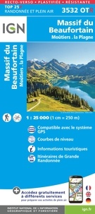 IGN - Massif du Beaufortin - Moûtiers - La Plagne. 1/25 000.