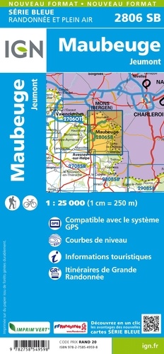 Maubeuge, Jeumont. 1/25 000