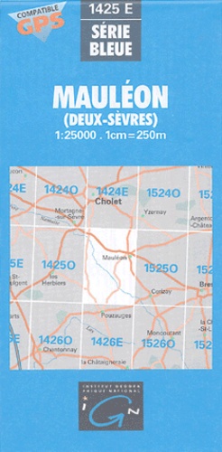  IGN - Mauléon (Deux-Sèvres) - 1/25 000.