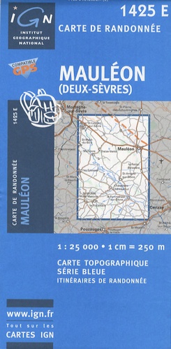  IGN - Mauléon (Deux-Sèvres) - 1/25 000.