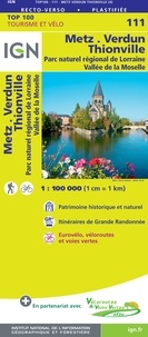  IGN - Metz, Verdun, Luxembourg - 1/100 000.