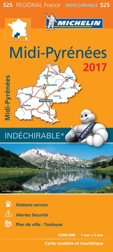  Michelin - Midi-Pyrénées - 1/200 000.