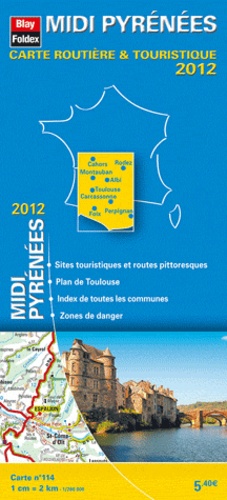  Blay-Foldex - Midi-Pyrénées - 1/200 000.