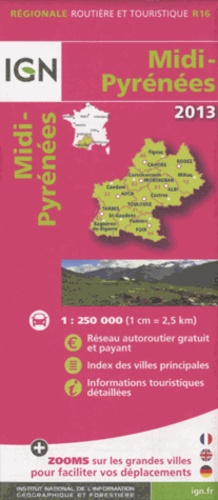  IGN - Midi-Pyrénées - 1/250 000.