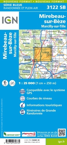 Mirebeau-sur-Bèze Marcilly-sur-Tille. 1/25 000