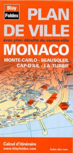  Blay-Foldex - Monaco plan de ville.