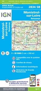  IGN - Monistrol-sur-Loire, Retournac - 1/25 000.