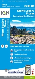  IGN - Mont Lozère, Florac, PN des Cévennes - 1/25 000.
