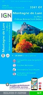  IGN - Montagne de Lure - Les Mées, Château-Arnoux-Saint-Auban : 1/25 000.