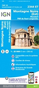  IGN - Montagne Noire (Est), Mazamet, PNR du Haut-Languedoc - 1/25 000.