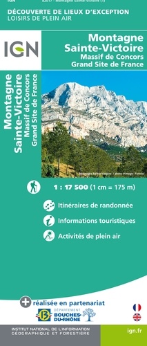  IGN - Montagne Sainte-Victoire - 1/17 500.