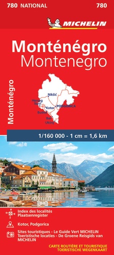  Michelin - Monténégro - 1/160 000.