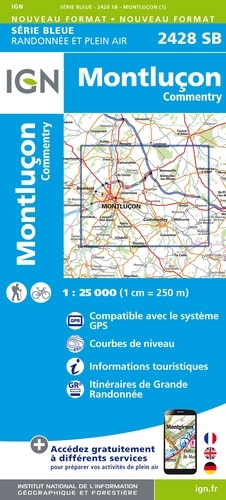 Montluçon, Commentry. 1/25 000