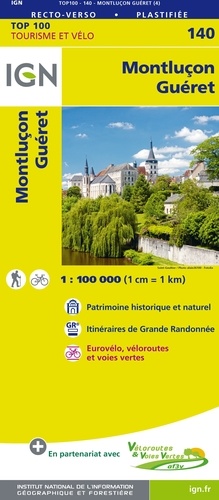 Montluçon Guéret. 1/100 000