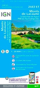  IGN - Monts de Lacaune, La Salvetat-sur-Agout, PNR du Haut Languedoc - 1/25 000.
