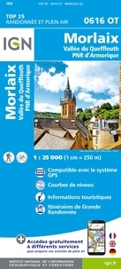  IGN - Morlaix, Vallée du Queffleuth, PNR d'Armorique - 1/25 000.