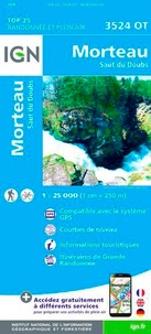  IGN - Morteau, Saut du Doubs - 1/25 000.