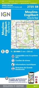  IGN - Moulins-Engilbert, Cercy-la-Tour - 1/25 000.