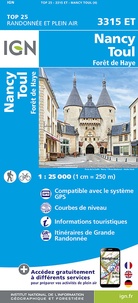  IGN - Nancy, Toul - Forêt de Haye. 1/25 000.