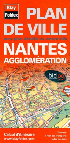  Blay-Foldex - Nantes agglomération - Plan de ville.