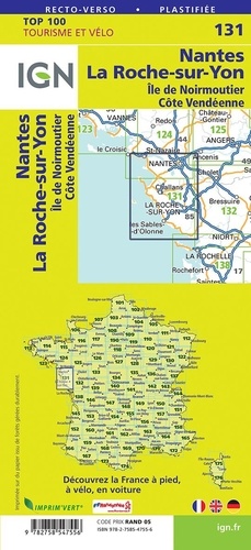 Nantes, La-Roche-sur-Yon. 1/100 000
