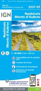  IGN - Nasbinals ; Monts d'Aubrac - 1/25 000.