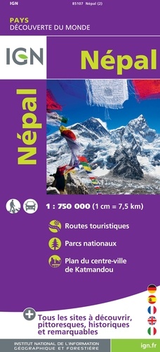 Népal. 1/750 000