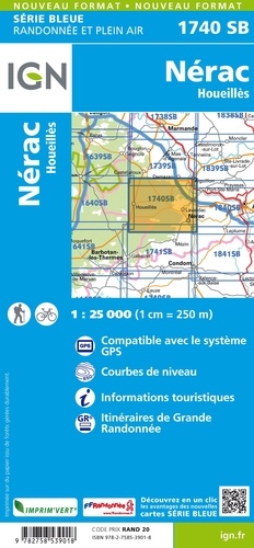 Nérac Houeillès. 1/25 000