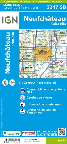 Neufchâteau/St-Blin. 1/25000
