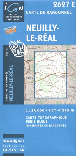  IGN - Neuilly-le-Réal - 1/25 000.