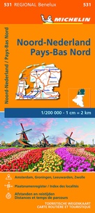 Michelin - Noord-Nederland / Pays-Bas Nord - 1/200 000.
