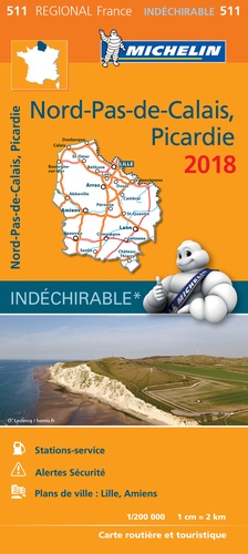  Michelin - Nord-Pas-de-Calais, Picardie - 1/200 000.