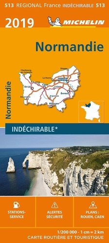 Normandie. 1/200 000 - indéchirable  Edition 2019
