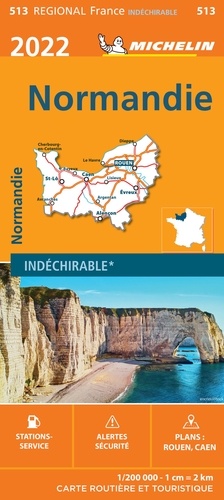 Normandie. 1/200 000, indéchirable  Edition 2022