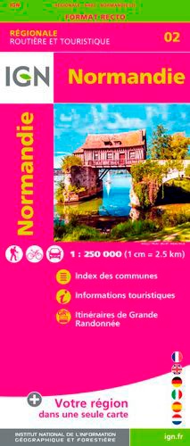 Normandie. 1/250 000