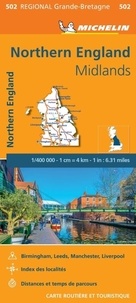  Michelin - Northern England, Midlands - 1/400 000.